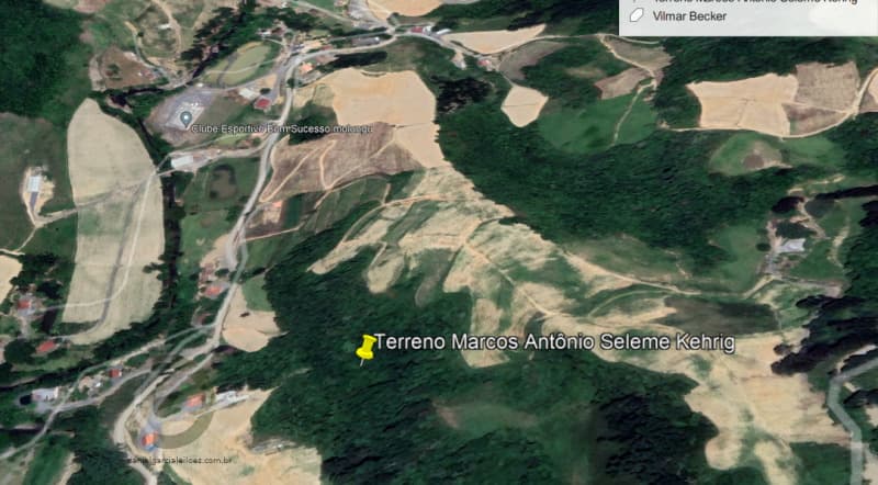 Terreno em leilão em Vidal Ramos - SC — LOTE 001 Terreno