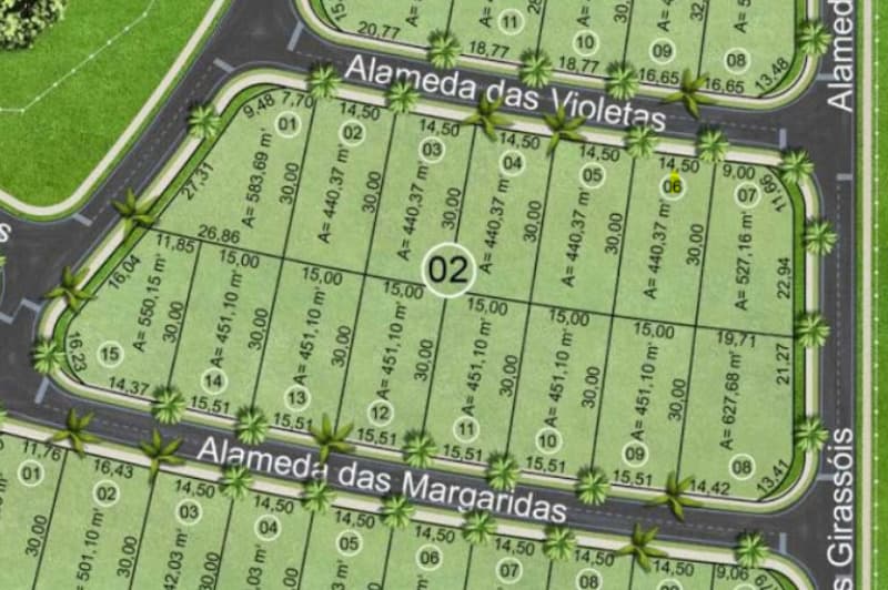 Terreno em leilão em Porto Velho - RO — LOTE 001-3 LOTE NO LOTEAMENTO ECOVILLE - PORTO VELHO