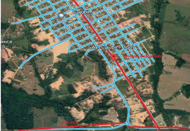 Foto 7 de 8: Comercial em leilão em Cujubim - RO — LOTE 001 IMÓVEL URBANO EM CUJUBIM/RO
