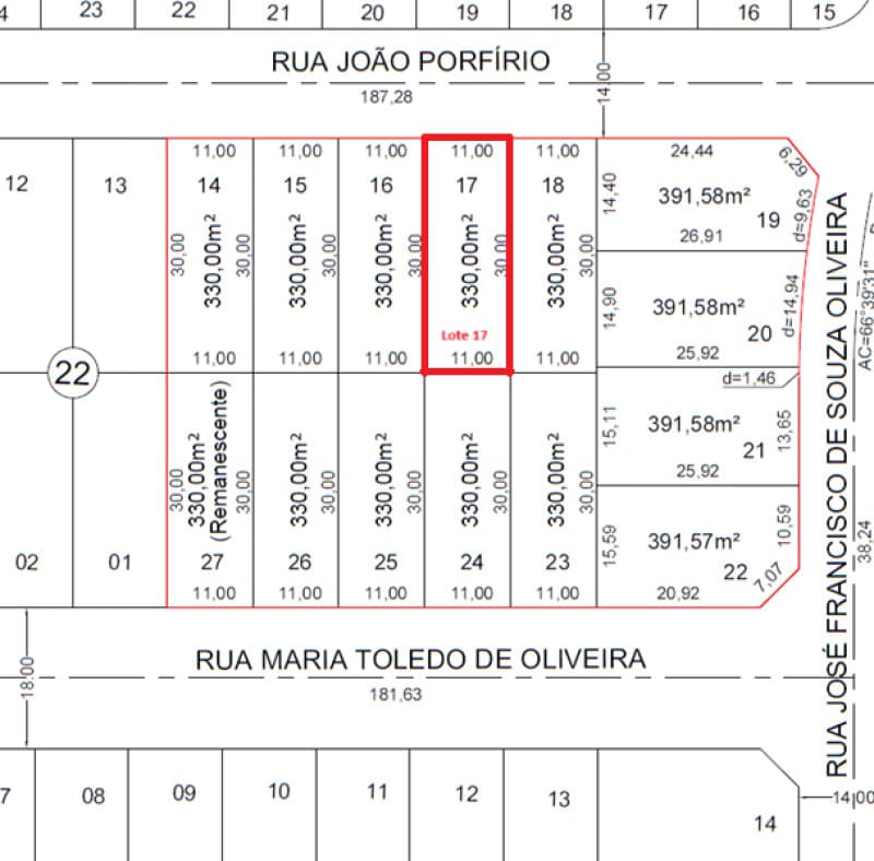 Foto 2 de 2: Terreno em leilão em Hidrolândia - GO — LOTE 020 TERRENO URBANO COM OU SEM BENFEITORIA