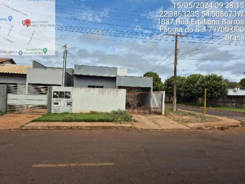 Casa em leilão em Fátima Do Sul - MS — LOTE 182 Casa