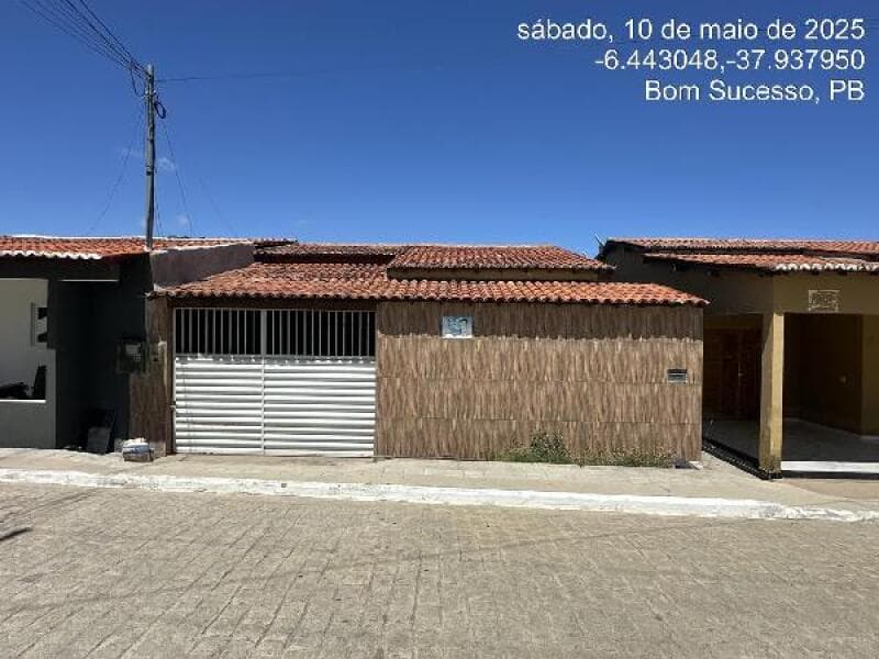 Casa em leilão em Bom Sucesso - PB — LOTE 189 Casa