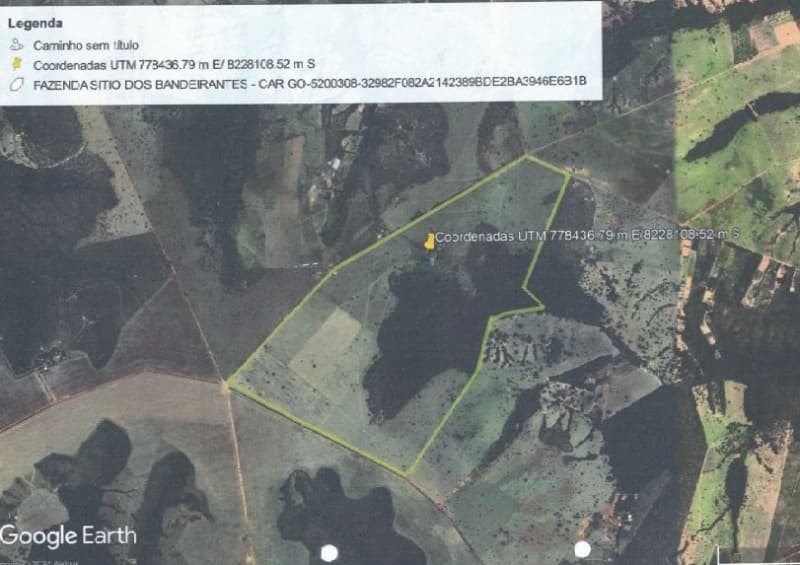 Terreno em leilão em Alexânia - GO — LOTE 001 Terreno rural com ou sem benfeitoria