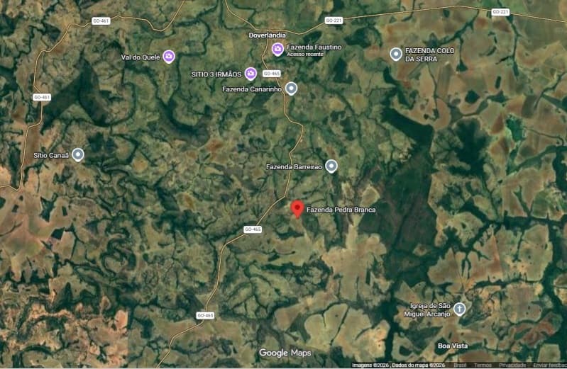 Terreno em leilão em Doverlândia - GO — LOTE 003 Terreno rural com ou sem benfeitorias