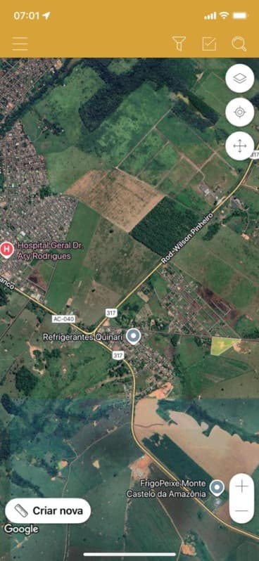 Foto 2 de 6: Terreno em leilão em Senador Guiomard - AC — LOTE 001 TERRENO COM 30 MIL METROS QUADRADOS EM SENADOR GUIMARD-AC