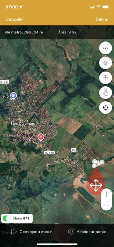 Foto 4 de 6: Terreno em leilão em Senador Guiomard - AC — LOTE 001 TERRENO COM 30 MIL METROS QUADRADOS EM SENADOR GUIMARD-AC