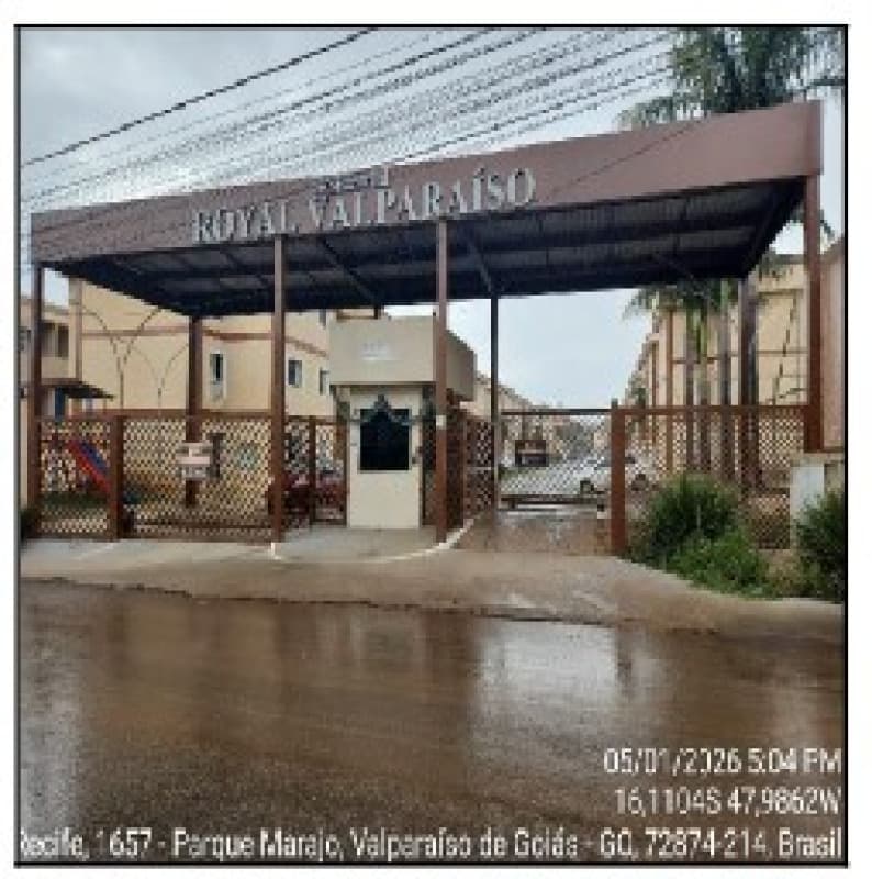 Apartamento em leilão em Valparaíso De Goiás - GO, bairro Chacaras e Mansoes Santa Maria — LOTE 093 Apartamento