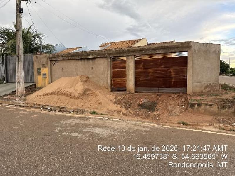 Casa em leilão em Rondonópolis - MT — LOTE 173 Casa