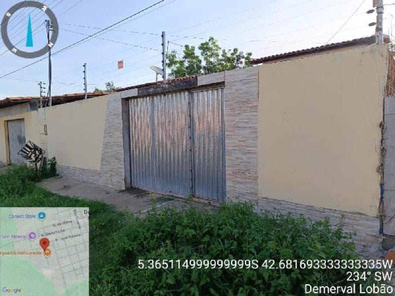 Casa em leilão em Demerval Lobão - PI, bairro Centro — LOTE 215 Casa