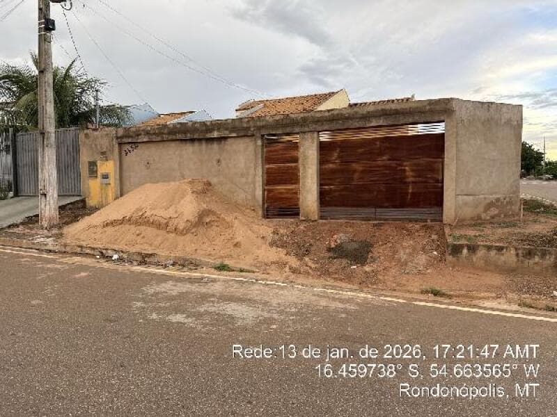 Casa em leilão em Rondonópolis - MT — LOTE 138 CASA