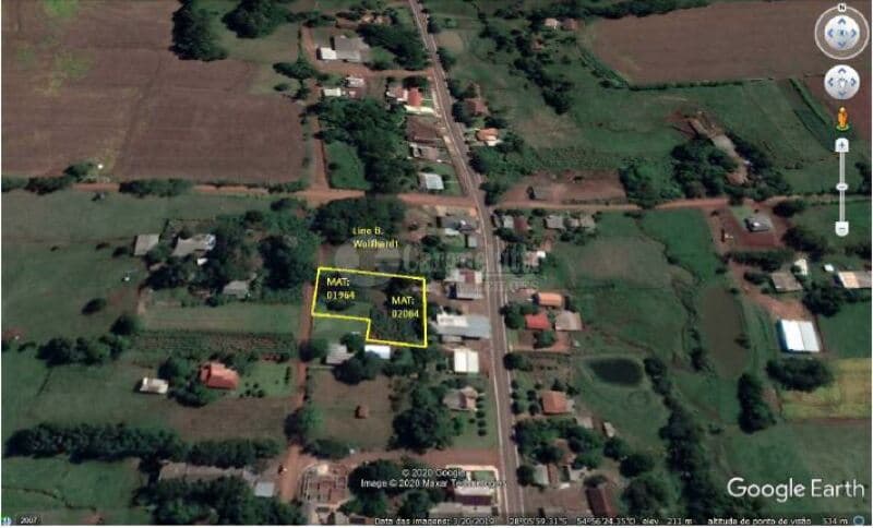 Foto 1 de 8: Area Rural em leilão em Roque Gonzales - RS — LOTE 005 1.100m², Dona Otília, Roque Gonzales/RS