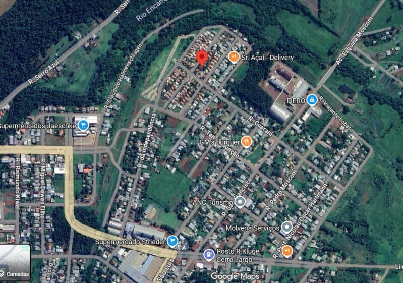 Terreno em leilão em Cerro Largo - RS — LOTE 004 Casa na Rua Pedro Alindo Schneider, 202, Cerro Largo/RS