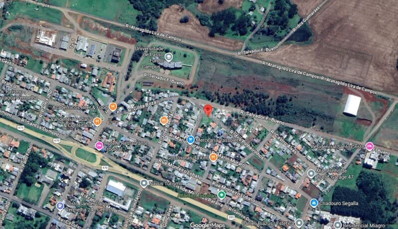 Foto 4 de 5: Terreno em leilão em Lagoa Vermelha - RS, bairro Alto Pedregal — LOTE 002 Terreno com 703,43m2 a Rua dos Pinheirinhos esquina com a Rua Graciliano Ramos, Bairro Alto