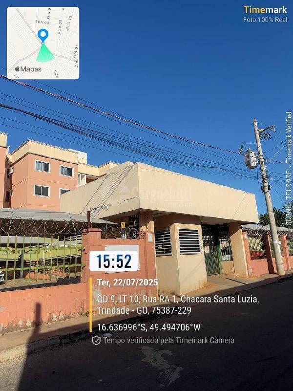 Apartamento em leilão em Trindade - GO, bairro Chacaras Santa Luzia — LOTE 061 TRINDADE/ GO