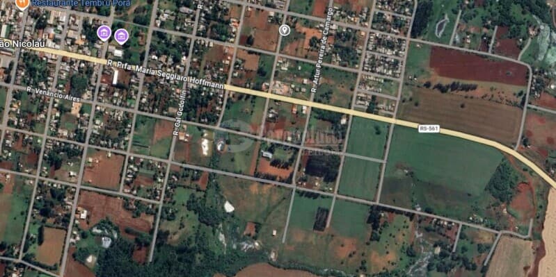 Terreno em leilão em São Nicolau - RS — LOTE 001 Terreno de 1089m² na Rua Ernesto Balduino Hoffmann, São Nicolau/RS