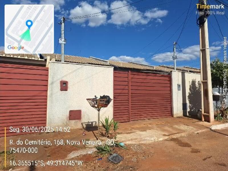 Casa em leilão em Nova Veneza - GO — LOTE 059 Casa