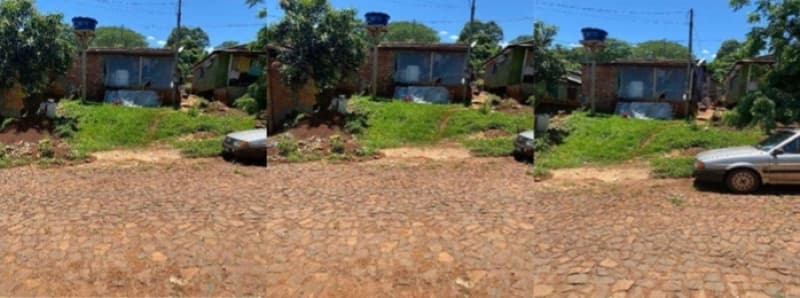 Foto 2 de 5: Terreno em leilão em Pérola D'oeste - PR, bairro Centro — LOTE 001 TERRENO (COM CASA NÃO AVERBADA) NO CENTRO DE PÉROLA D´OESTE/PR