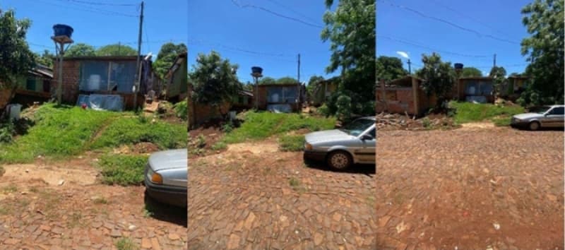 Foto 3 de 5: Terreno em leilão em Pérola D'oeste - PR, bairro Centro — LOTE 001 TERRENO (COM CASA NÃO AVERBADA) NO CENTRO DE PÉROLA D´OESTE/PR