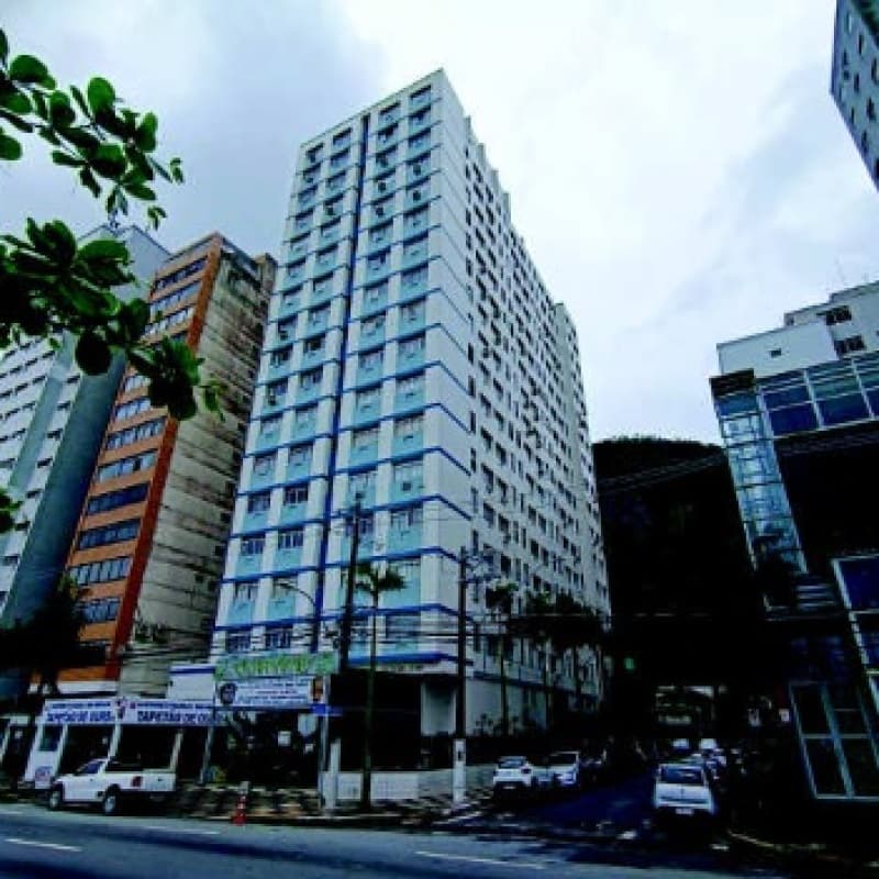 Foto 2 de 9: Apartamento em leilão em São Vicente - SP — LOTE 001 LEILÃO JUDICIAL - Apto. de 27,83 m², Edifício Blue Star - Itararé, São Vicente - SP