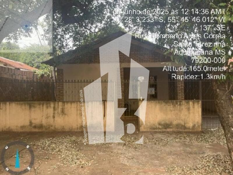 Casa em leilão em Aquidauana - MS — LOTE 143 AQUIDAUANA/MS - CASA