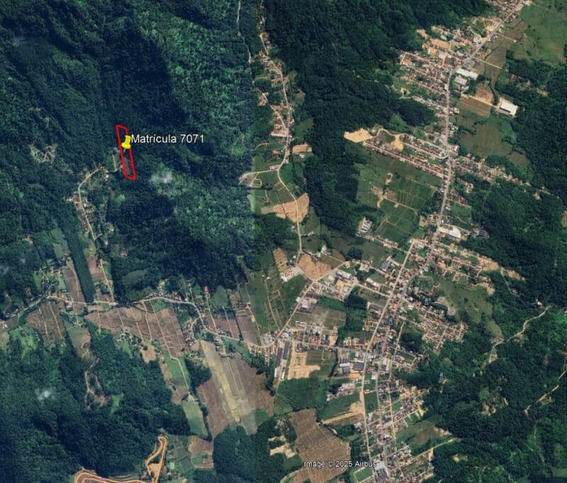 Terreno em leilão em Rodeio - SC — LOTE 001 TERRENO RURAL