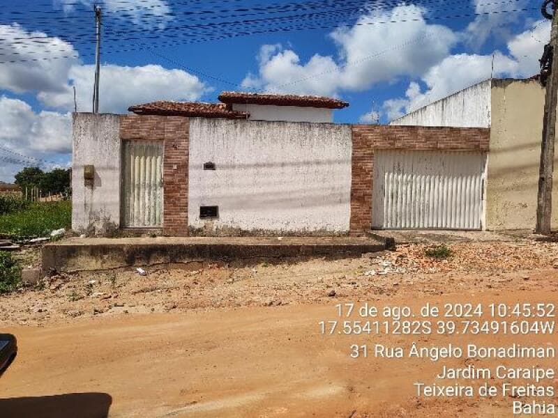 Terreno em leilão em Teixeira De Freitas - BA — LOTE 055 LOTEAMENTO BONADIMAN 8444413133541