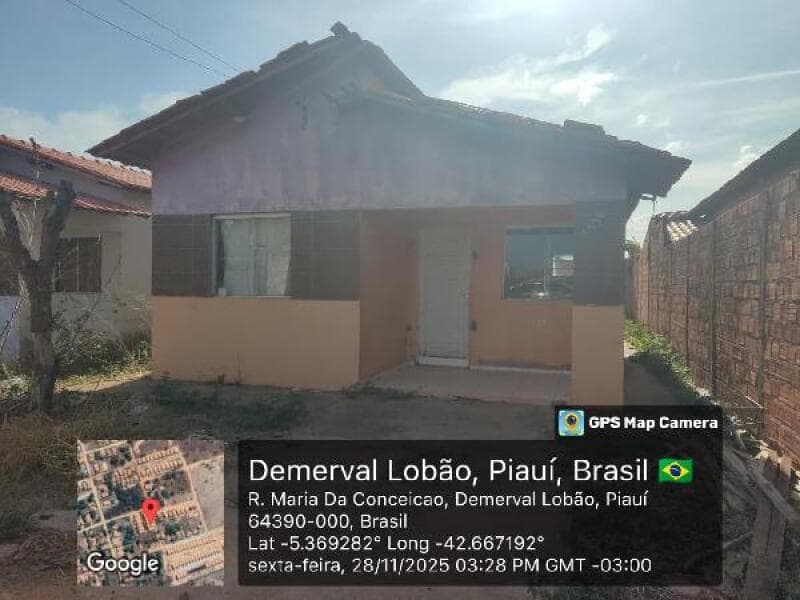 Casa em leilão em Demerval Lobão - PI — LOTE 175 CASA-8444415669970