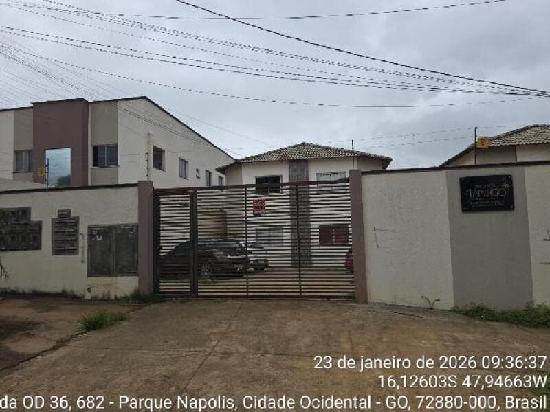Apartamento em leilão em Cidade Ocidental - GO — LOTE 041 RESIDENCIAL FLAMINGO-8444424898978