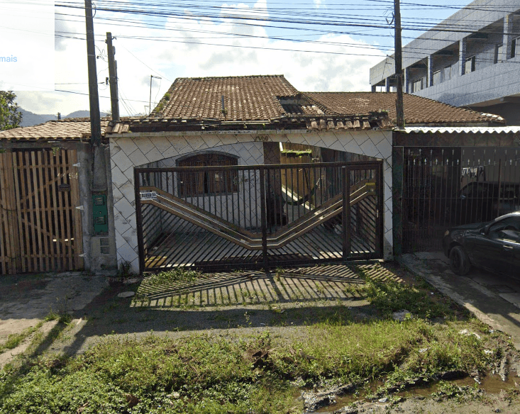 Foto 1 de 2: Casa em leilão em Mongaguá - SP — LOTE 96: Direitos sobre casa com180 m² - Jardim Praia Grande