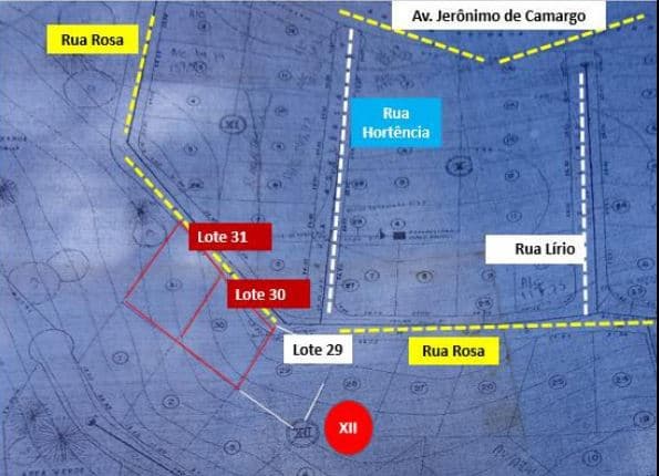 Foto 17 de 18: Terreno em leilão em Atibaia - SP — LOTE 4: 66,66% do lote com 1.656,51m² - Estância San Remo