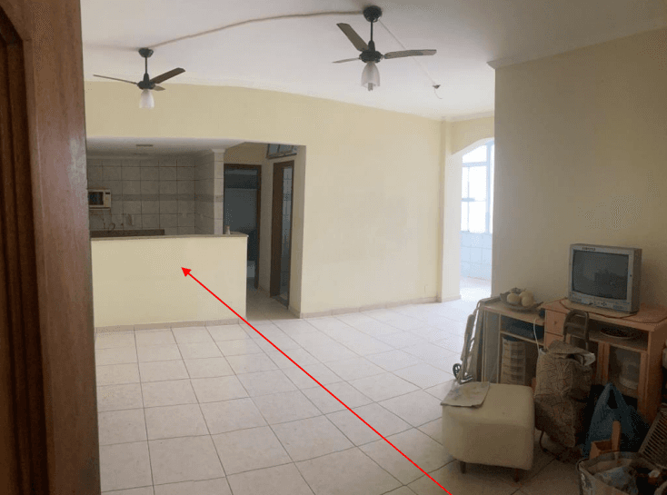 Foto 9 de 14: Apartamento em leilão em São Vicente - SP — LOTE 1: Apartamento com 74,70 m² - Boa Vista SÃO VICENTE SP