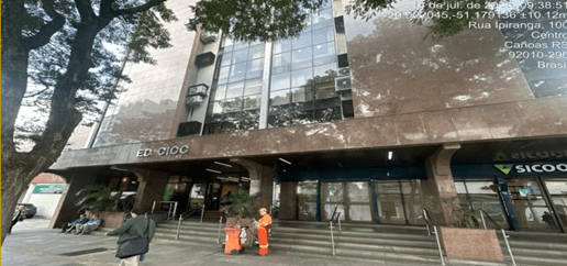 Comercial em leilão em Canoas - RS, bairro Centro — LOTE 46: Sala Comercial (nº 401) com 63,97 m² - Centro CANOAS RS