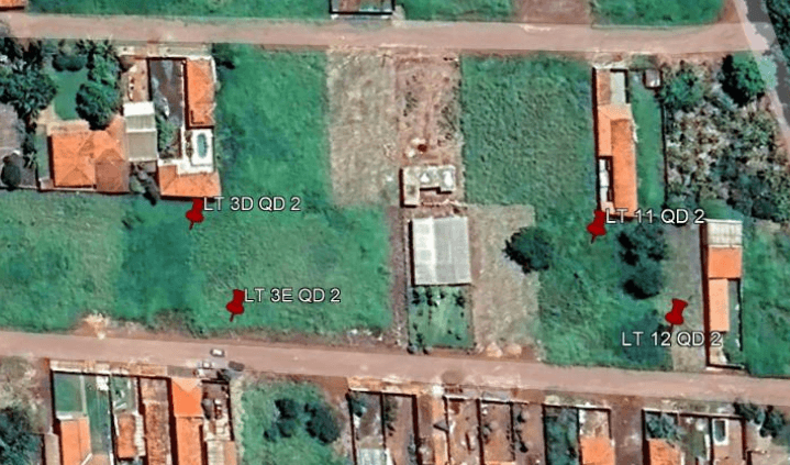 Foto 2 de 3: Terreno em leilão em Planura - MG — LOTE 9: Terreno (lote 3-D) com 265,58 m² - Condomínio Cana Brava PLANURA MG