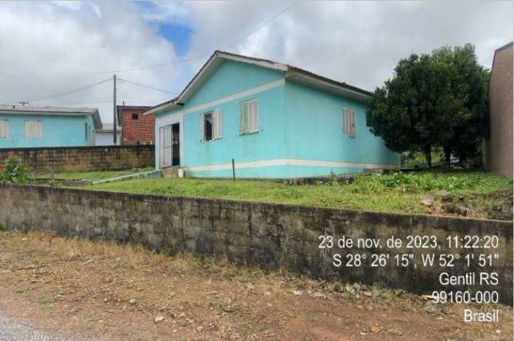 Foto 2 de 3: Casa em leilão em Gentil - RS — LOTE 16: Casa com 104,00 m² - Progresso