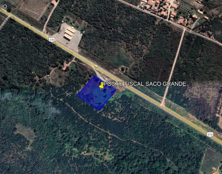 Terreno em leilão em Picos - PI — LOTE 4: Terreno com 9.957,91 m² - Saco Grande PICOS PI