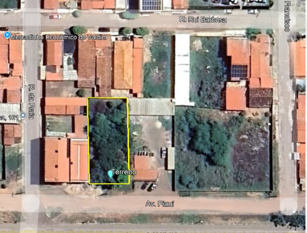 Foto 2 de 3: Terreno em leilão em Picos - PI — LOTE 1: Direitos sobre Terreno com 631,81 m² - Junco PICOS PI