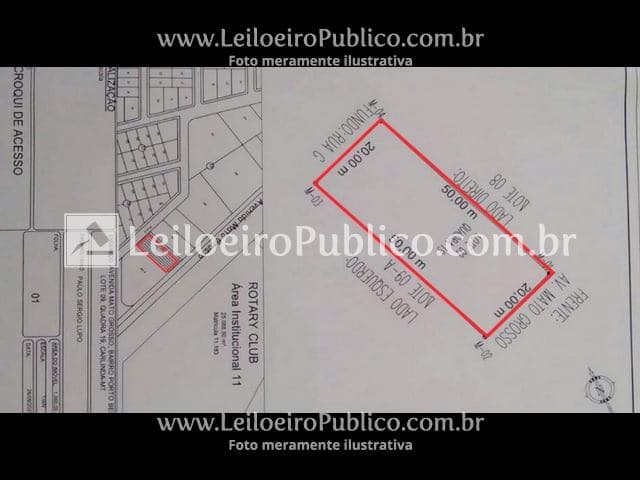 Foto 10 de 10: Terreno em leilão em Carlinda - MT — CARLINDA (MT): IMÓVEL 1.000,00 m²