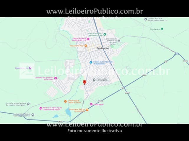 Foto 7 de 7: Terreno em leilão em Bandeirantes - PR — BANDEIRANTES (PR): IMÓVEL URBANO 283,73 m²