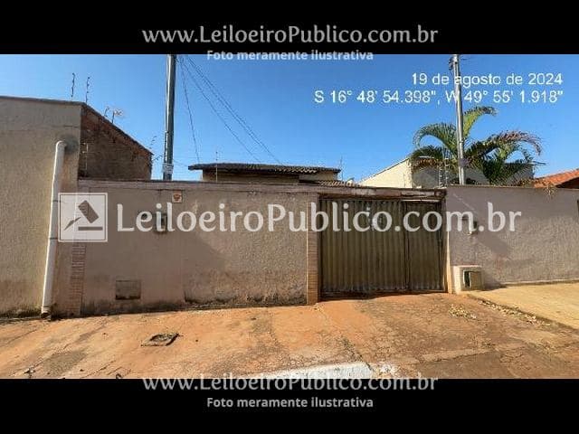 Casa em leilão em Palmeiras De Goiás - GO — PALMEIRAS DE GOIÁS (GO): CASA, 112,4M2