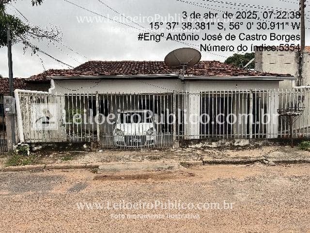 Casa em leilão em Cuiabá - MT — CUIABÁ (MT): CASA, 119,54M2