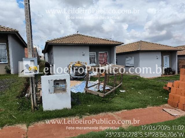 Casa em leilão em Arapongas - PR — ARAPONGAS (PR): CASA, 43,85M2