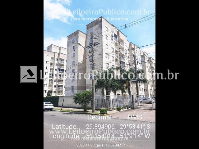 Apartamento em leilão em Canoas - RS — CANOAS (RS): APTO, 57,24M2