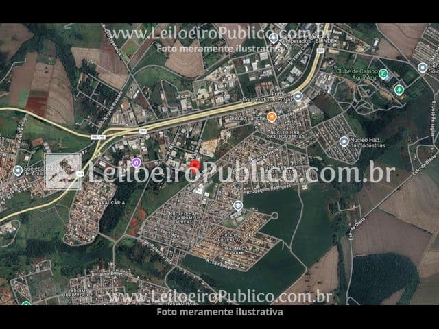 Foto 6 de 8: Terreno em leilão em Apucarana - PR — APUCARANA (PR): IMÓVEL 1.087,39 m²