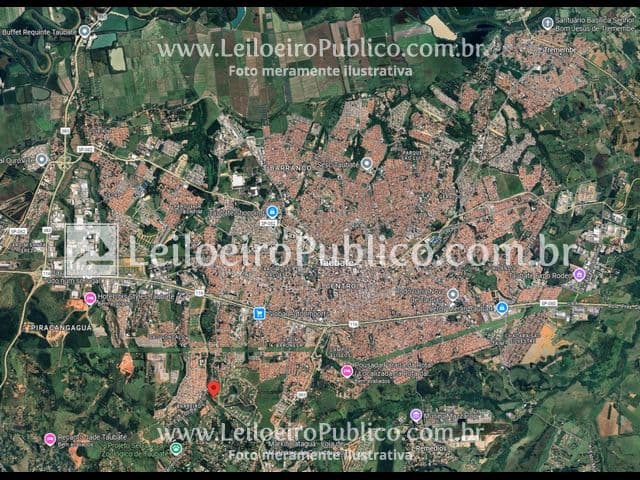 Foto 4 de 6: Terreno em leilão em Taubaté - SP, bairro Cataguá — TAUBATÉ (SP): IMÓVEL 854,00 m²