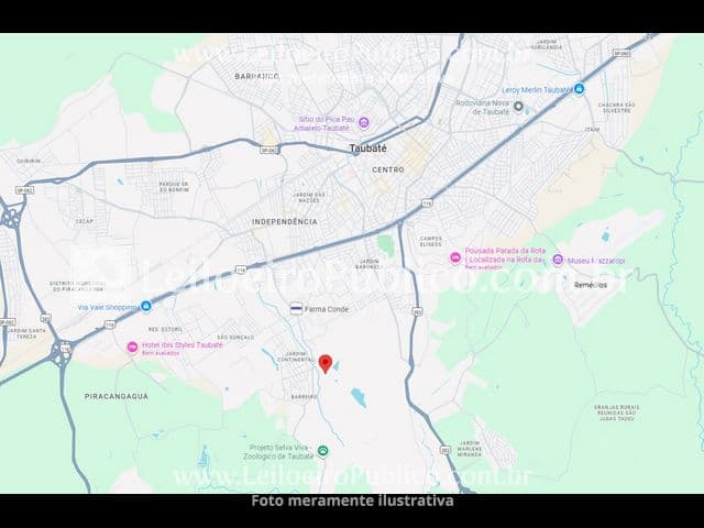 Foto 6 de 6: Terreno em leilão em Taubaté - SP, bairro Cataguá — TAUBATÉ (SP): IMÓVEL 854,00 m²