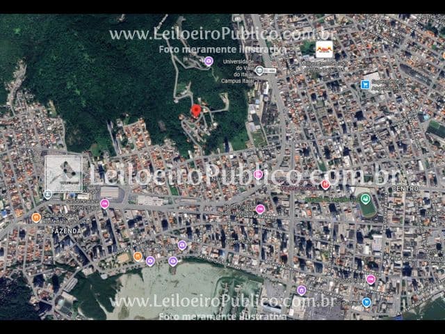 Foto 8 de 10: Terreno em leilão em Itajaí - SC, bairro Fazenda — ITAJAÍ (SC): IMÓVEL 504,00 m²