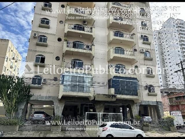 Apartamento em leilão em Belém - PA, bairro Batista Campos — BELÉM (PA):  APARTAMENTO 86,5M2
