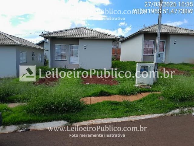 Casa em leilão em Arapongas - PR — ARAPONGAS (PR):  CASA 43,85M2