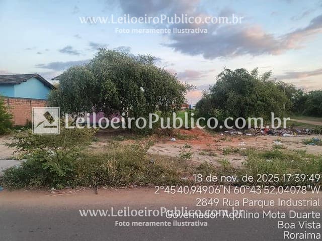 Terreno em leilão em Boa Vista - RR, bairro Nova Cidade — BOA VISTA (RR):  TERRENO 359,32M2