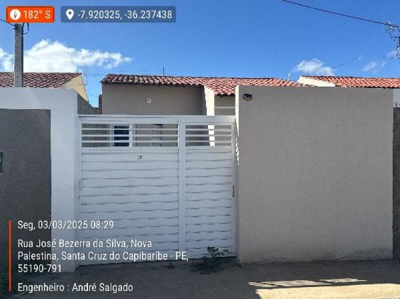 Casa em leilão em Santa Cruz Do Capibaribe - PE — LOTE 249 [8444426375840] CASA 59,8M² - SANTA CRUZ DO CAPIBARIBE/PE